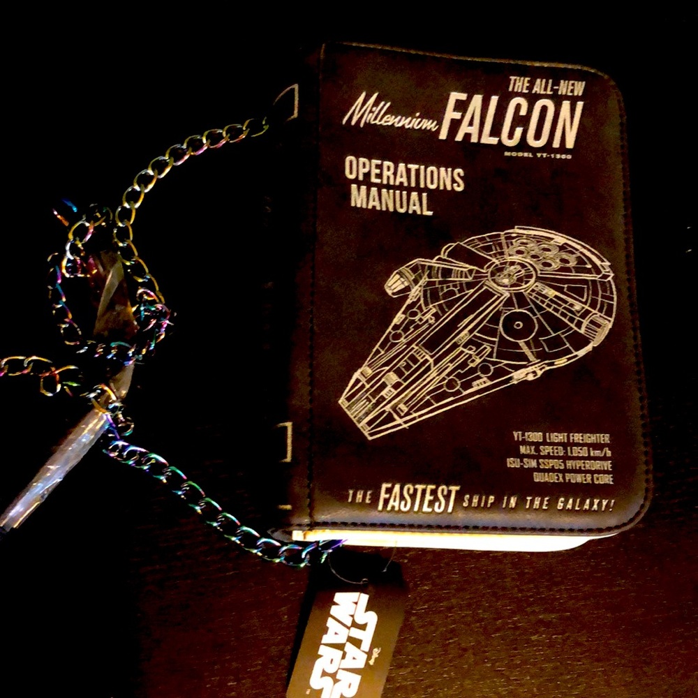 STAR WARS millennium falcon purse collector classic NEW WITH TAGS